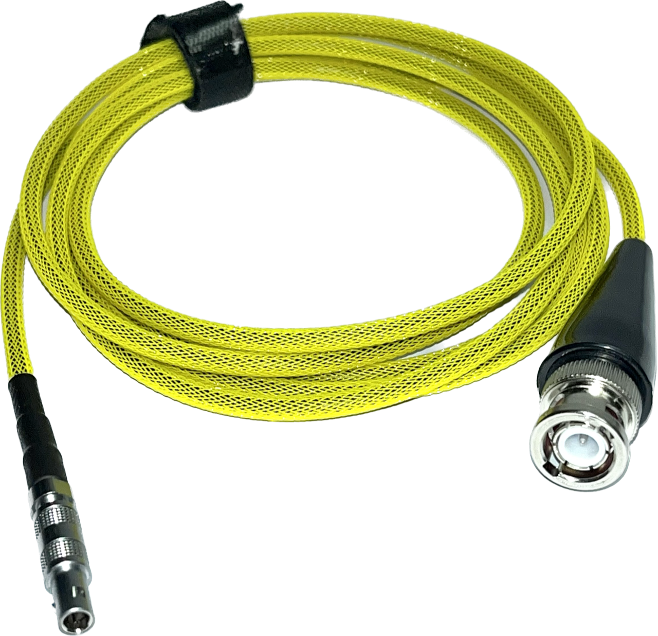 Berg Flame Yellow LEMO 00 Straight to BNC, 6'ft (Feet) Ultrasonic Cable